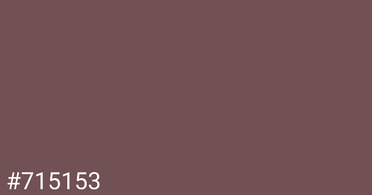 Hex color #715153 graphic