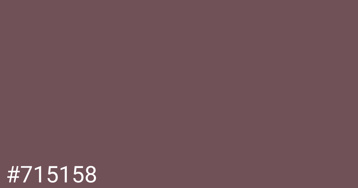 Hex color #715158 graphic