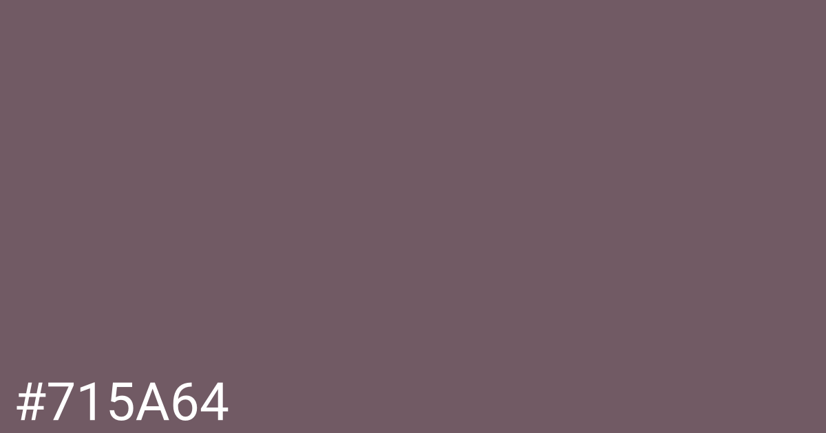 Hex color #715a64 graphic