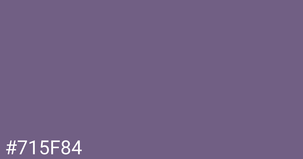 Hex color #715f84 graphic