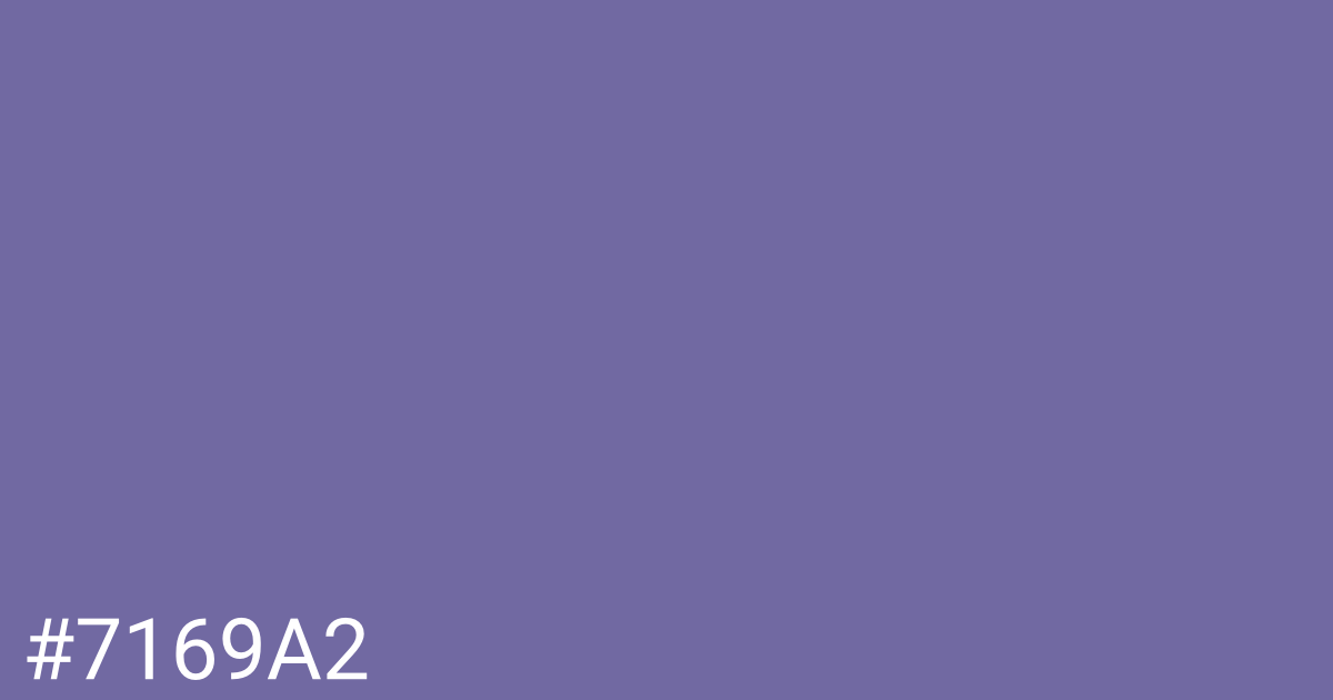 Hex color #7169a2 graphic