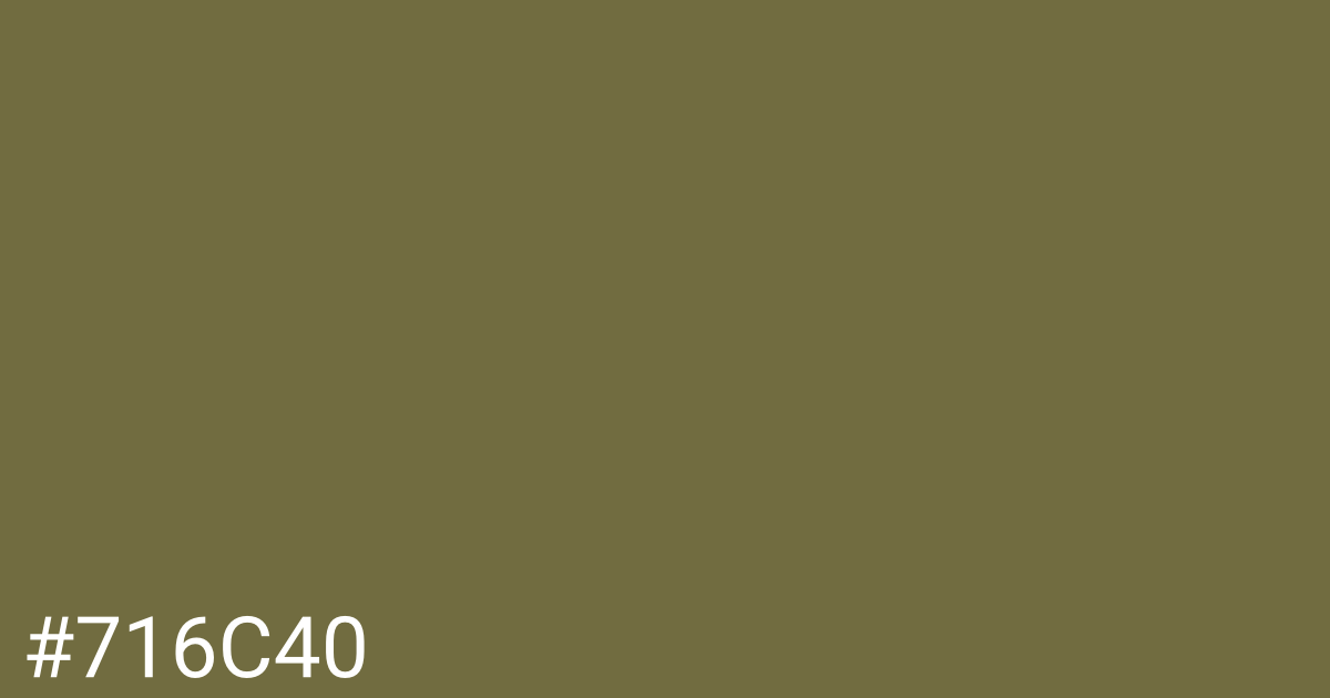 Hex color #716c40 graphic