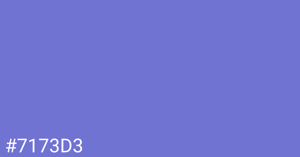 Hex color #7173d3 graphic