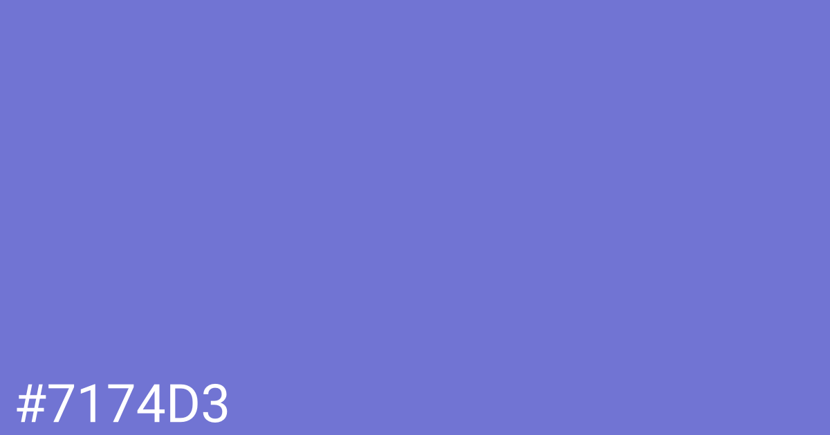 Hex color #7174d3 graphic