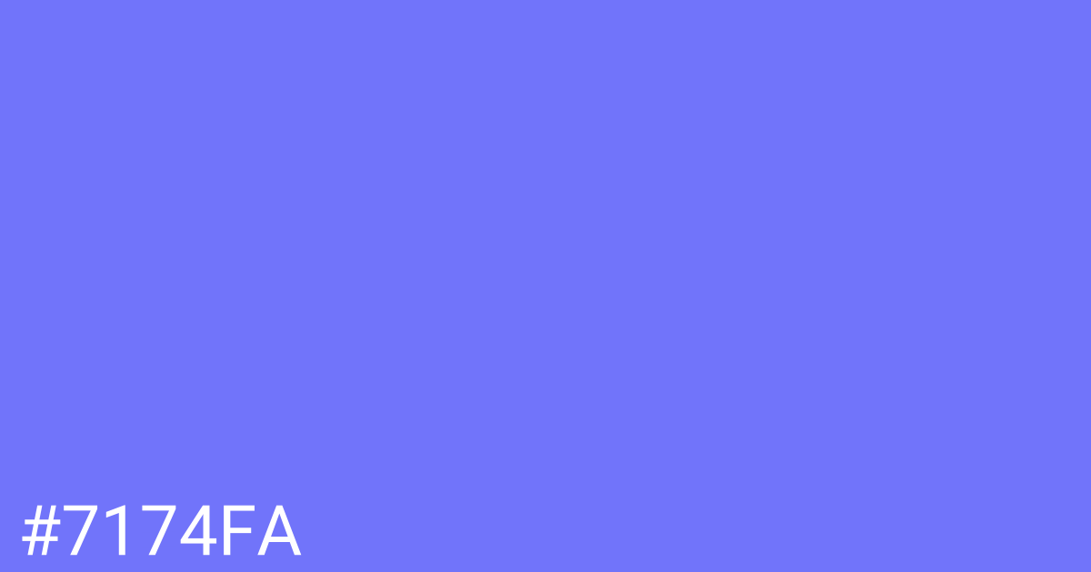 Hex color #7174fa graphic
