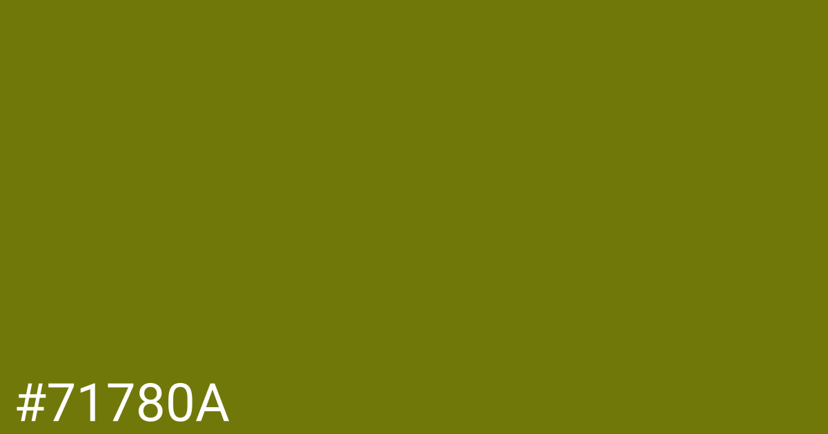 Hex color #71780a graphic