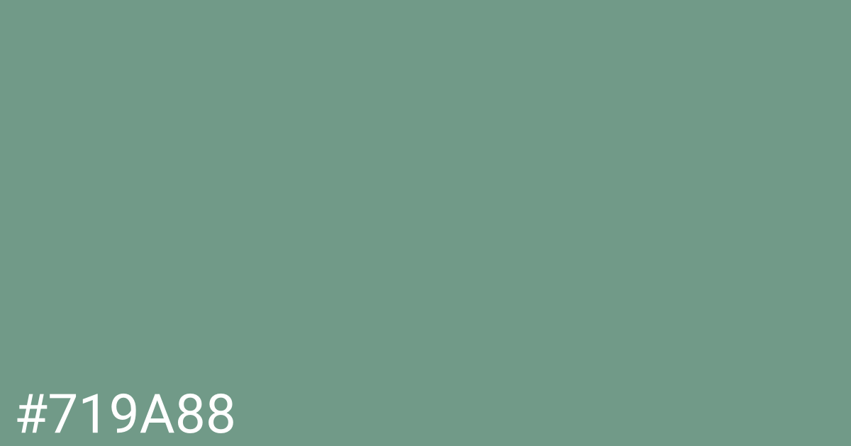 Hex color #719a88 graphic