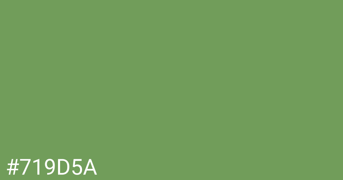 Hex color #719d5a graphic