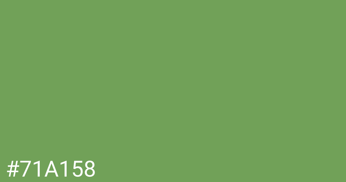 Hex color #71a158 graphic