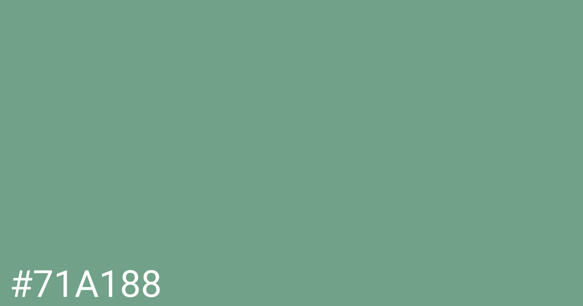 Hex color #71a188 graphic