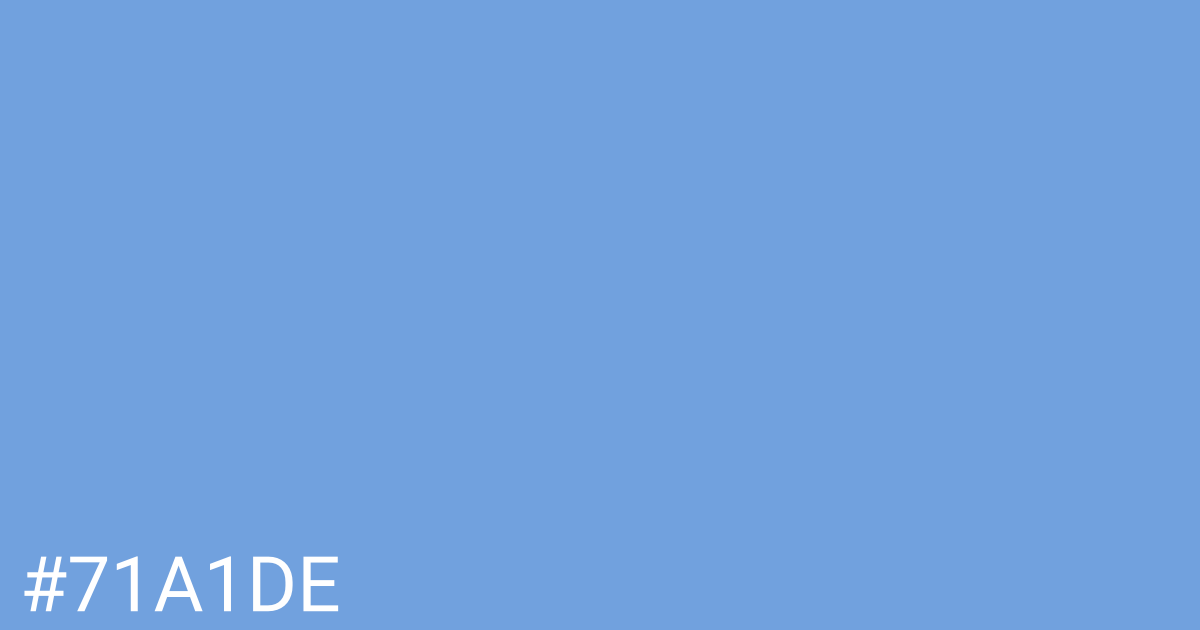 Hex color #71a1de graphic