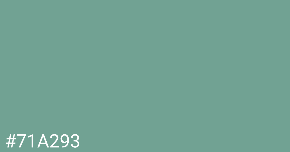 Hex color #71a293 graphic