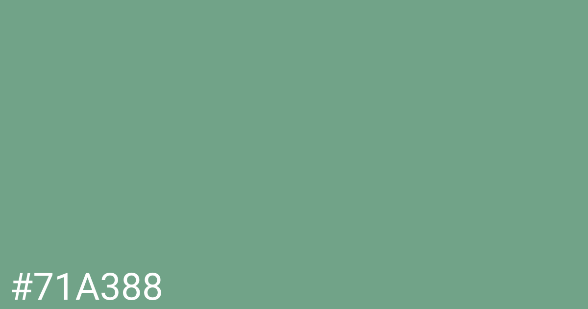 Hex color #71a388 graphic