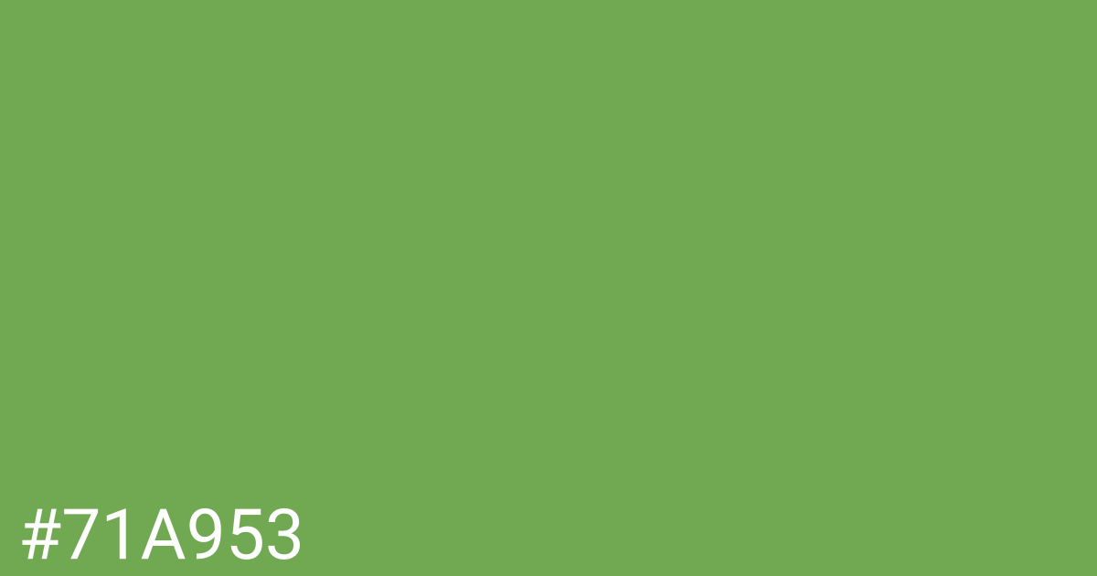 Hex color #71a953 graphic