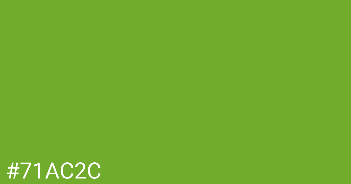 Hex color #71ac2c graphic