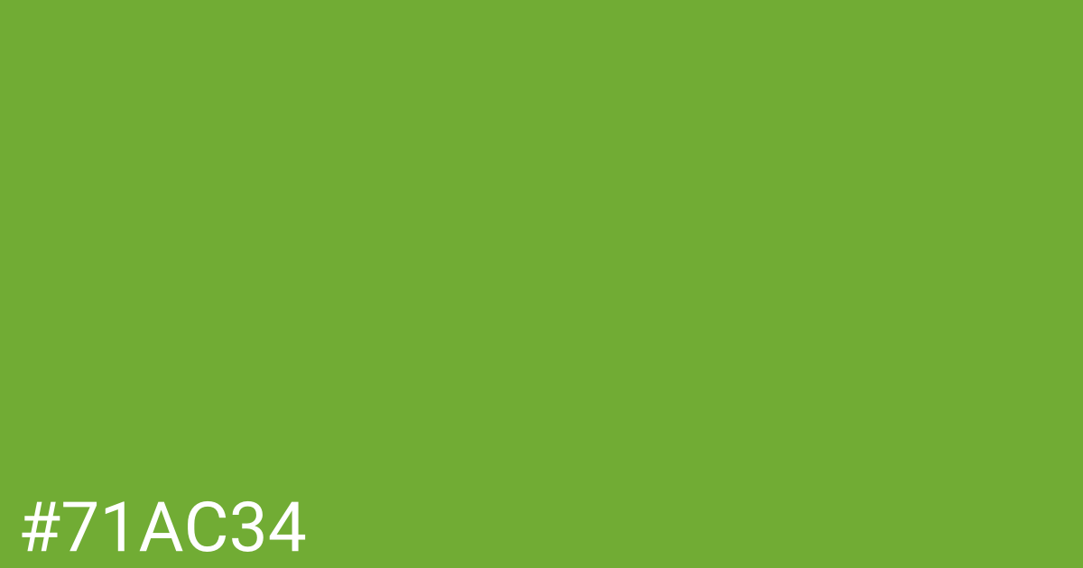 Hex color #71ac34 graphic