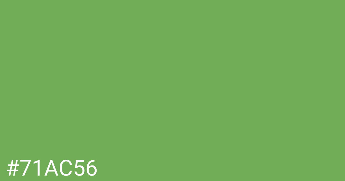 Hex color #71ac56 graphic