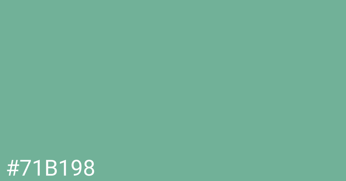 Hex color #71b198 graphic