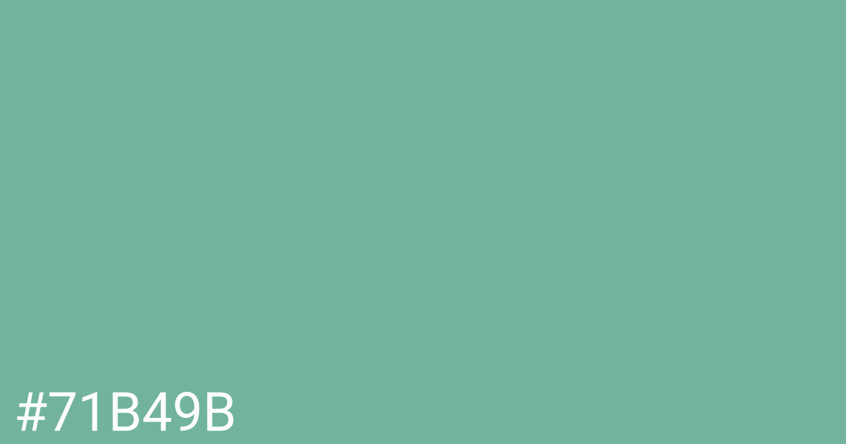 Hex color #71b49b graphic