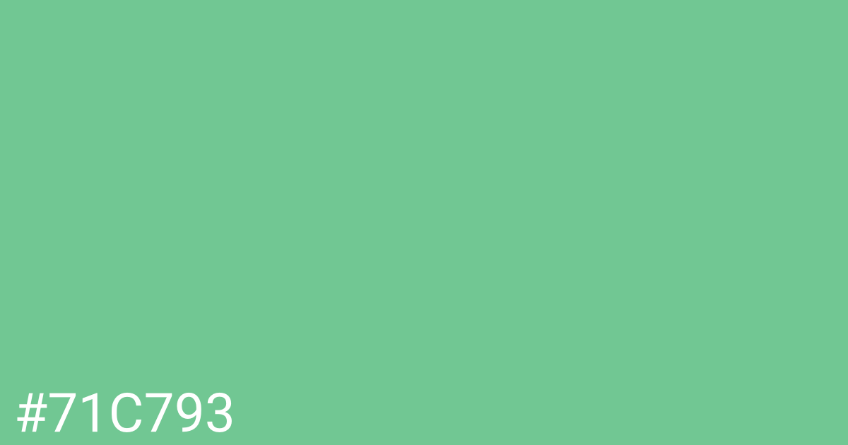 Hex color #71c793 graphic