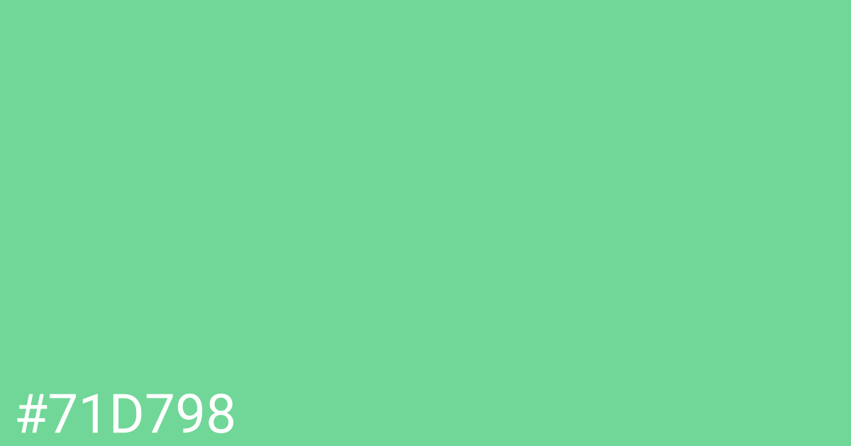 Hex color #71d798 graphic