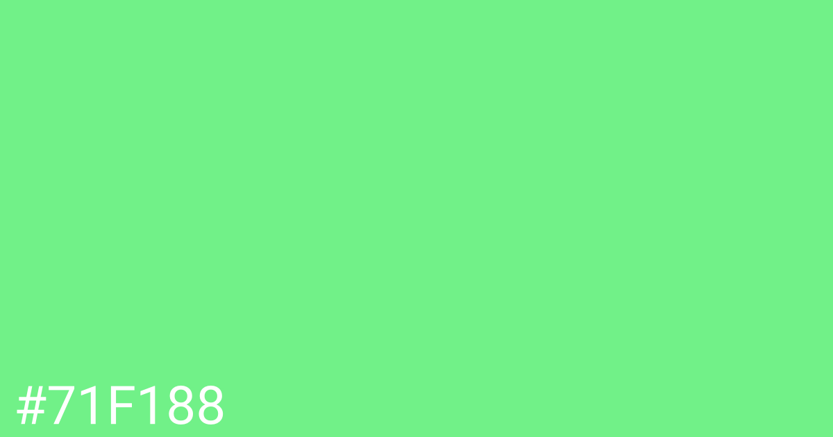 Hex color #71f188 graphic