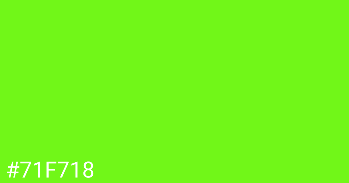 Hex color #71f718 graphic