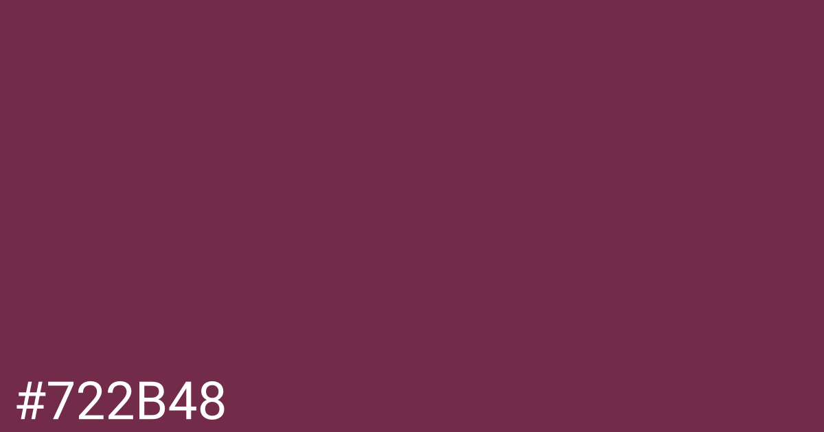 Hex color #722b48 graphic