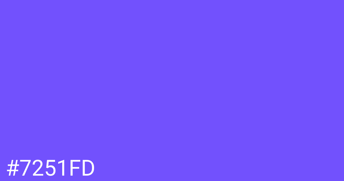 Hex color #7251fd graphic