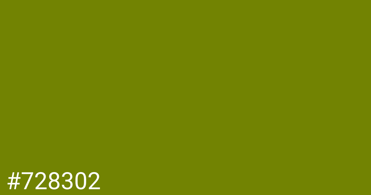 Hex color #728302 graphic