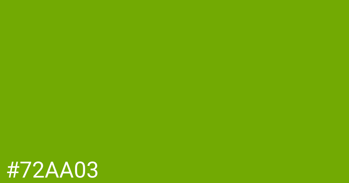 Hex color #72aa03 graphic