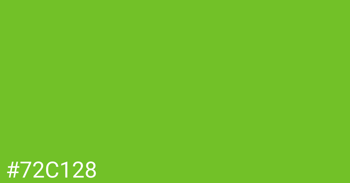 Hex color #72c128 graphic