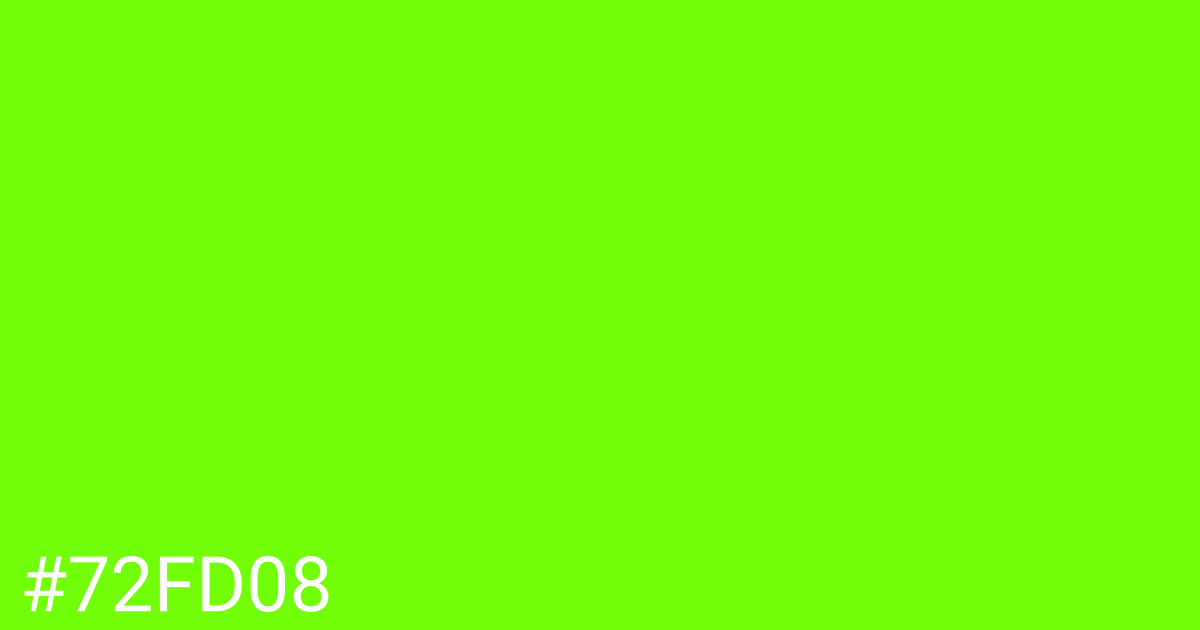 Hex color #72fd08 graphic