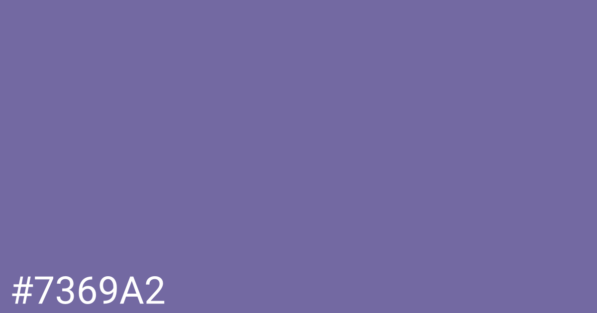 Hex color #7369a2 graphic