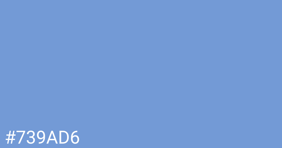 Hex color #739ad6 graphic