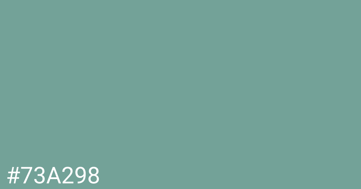 Hex color #73a298 graphic