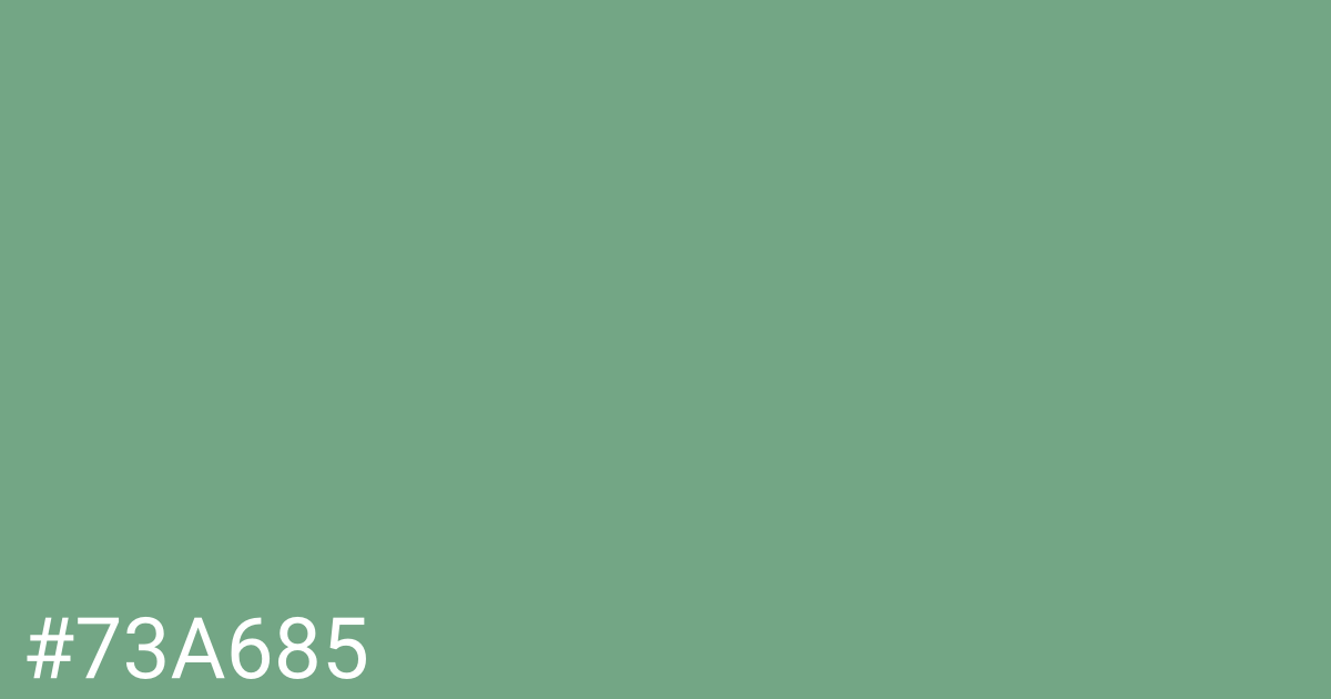 Hex color #73a685 graphic