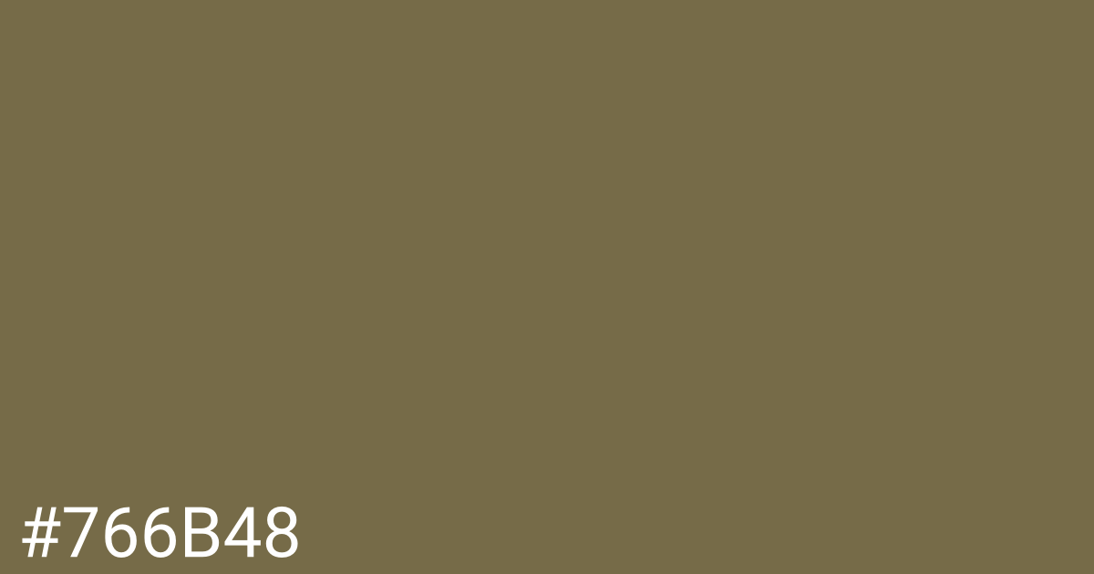 Hex color #766b48 graphic