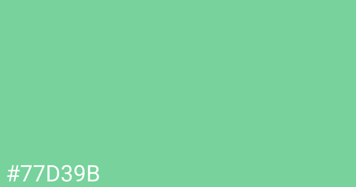 Hex color #77d39b graphic