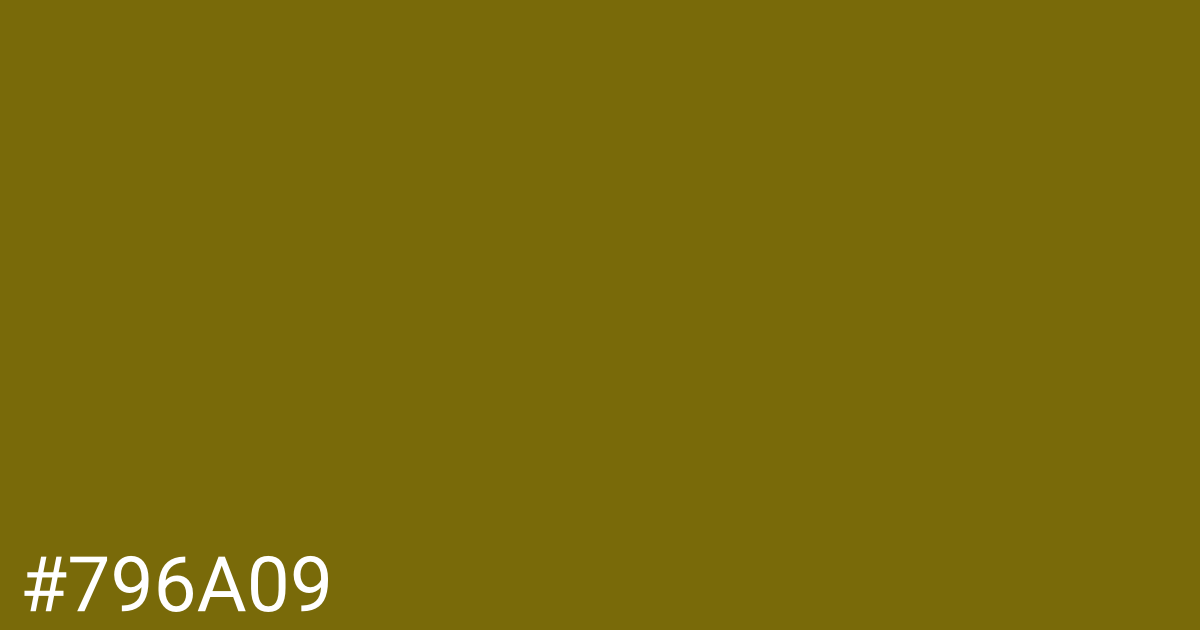 Hex color #796a09 graphic