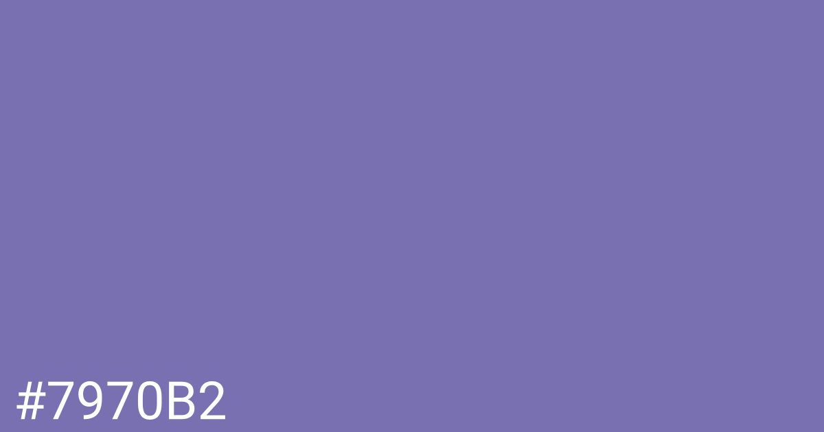 Hex color #7970b2 graphic