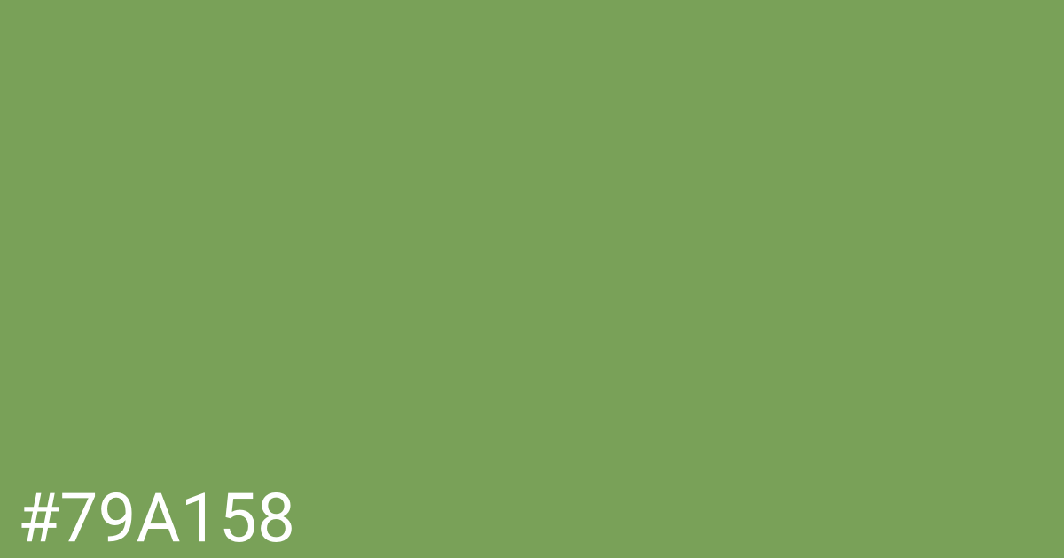 Hex color #79a158 graphic