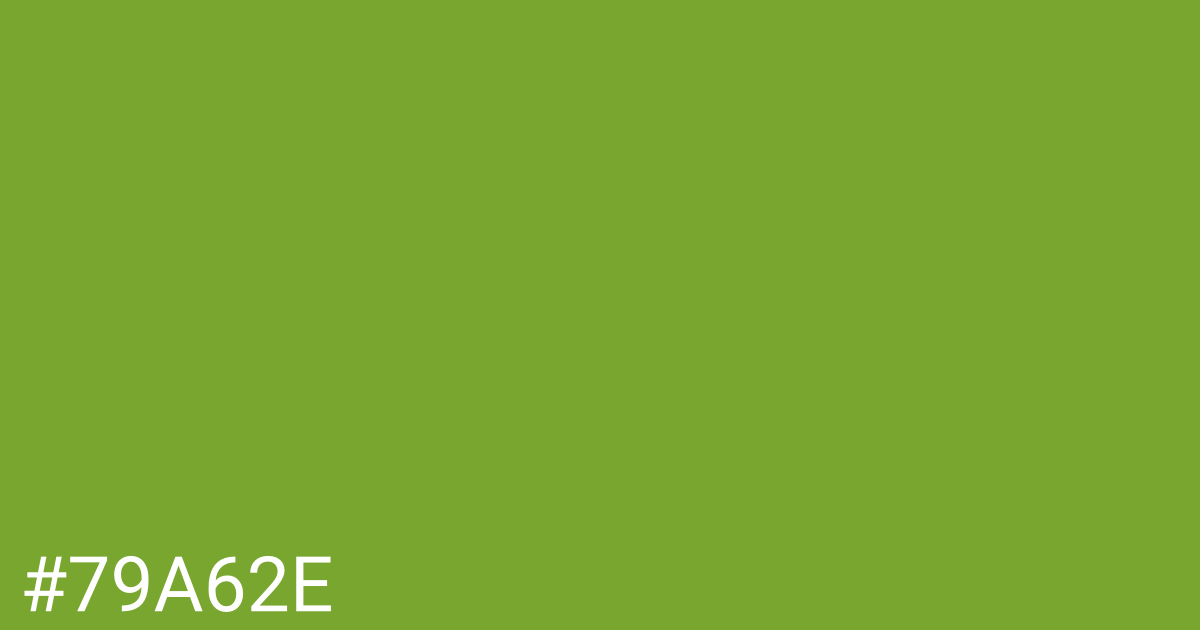 Hex color #79a62e graphic