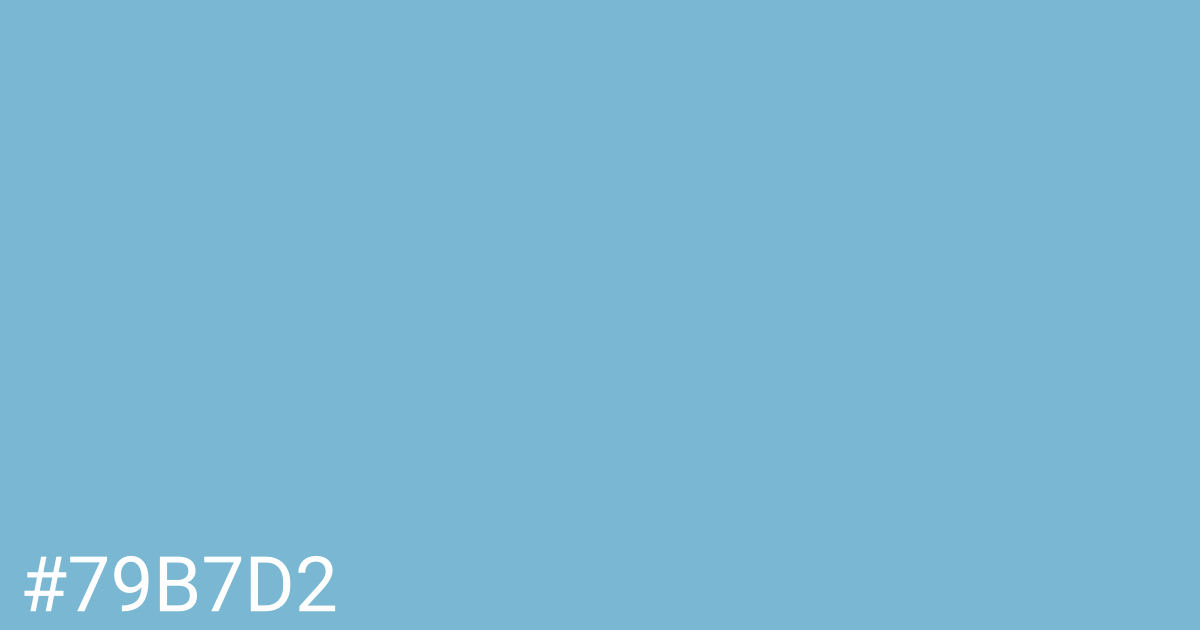 Hex color #79b7d2 graphic