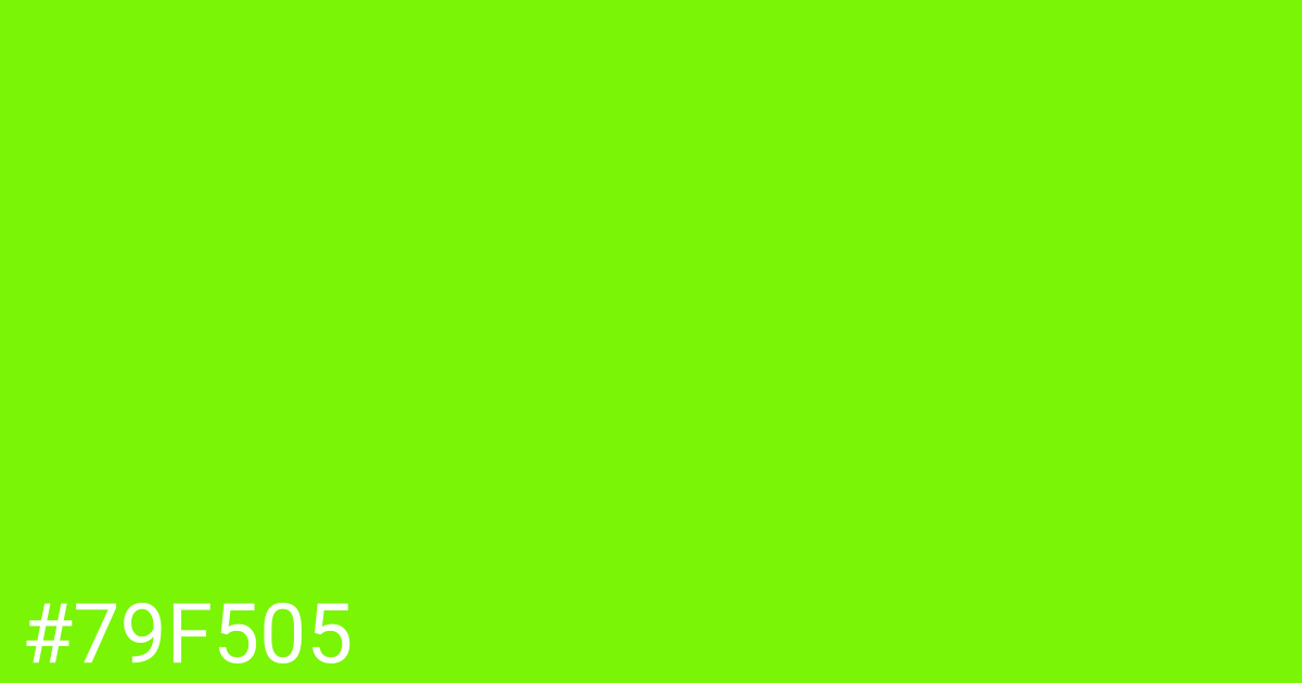 Hex color #79f505 graphic