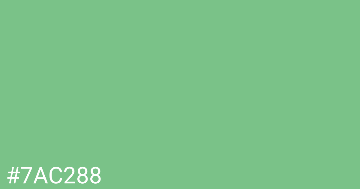 Hex color #7ac288 graphic