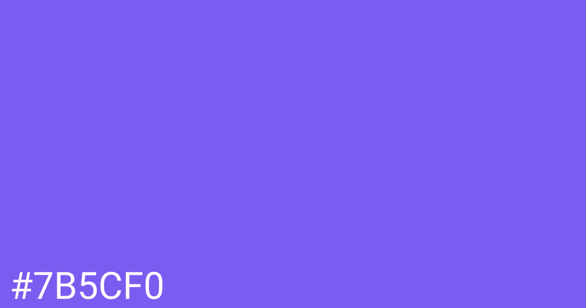 Hex color #7b5cf0 graphic
