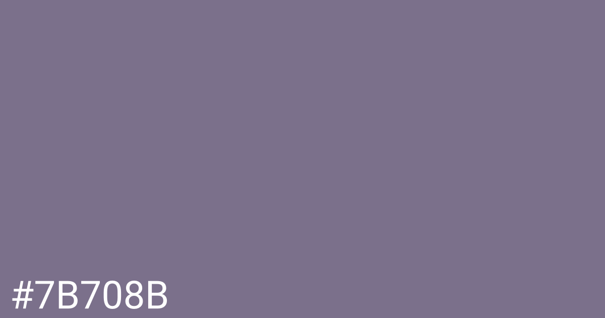 Hex color #7b708b graphic