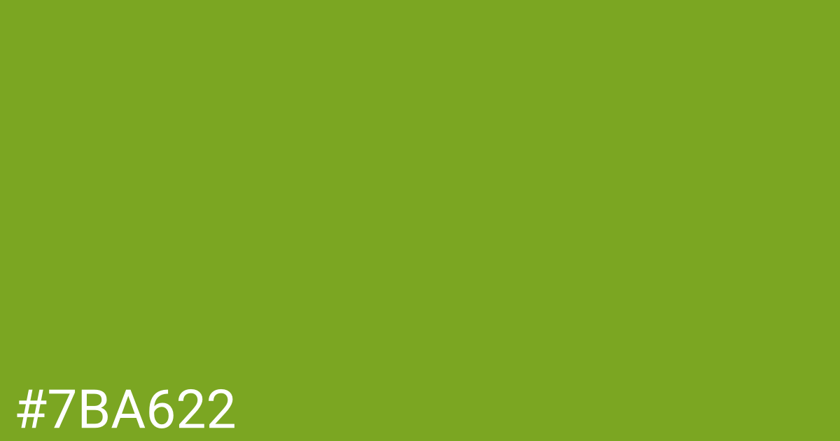 Hex color #7ba622 graphic
