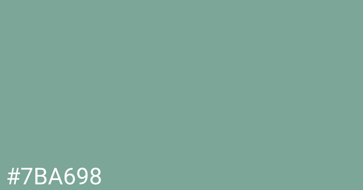 Hex color #7ba698 graphic